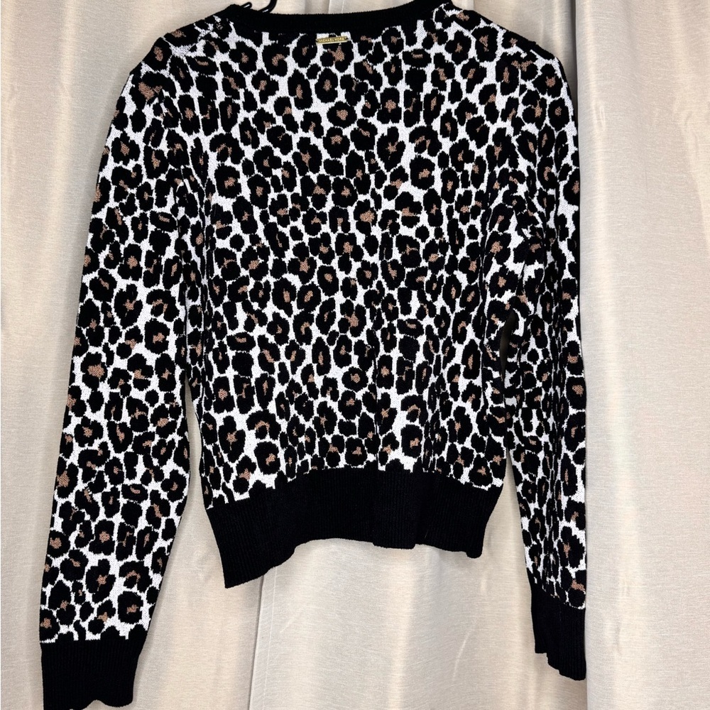 Leopard Print Michael Kors Sweater - Picture 3 of 4